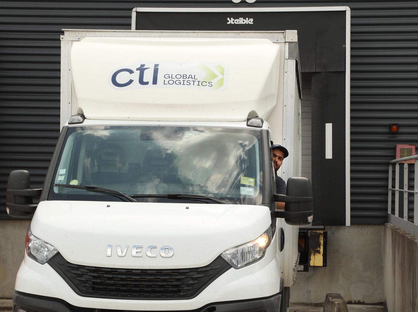 CTI Global Logistics truck at a loading dock